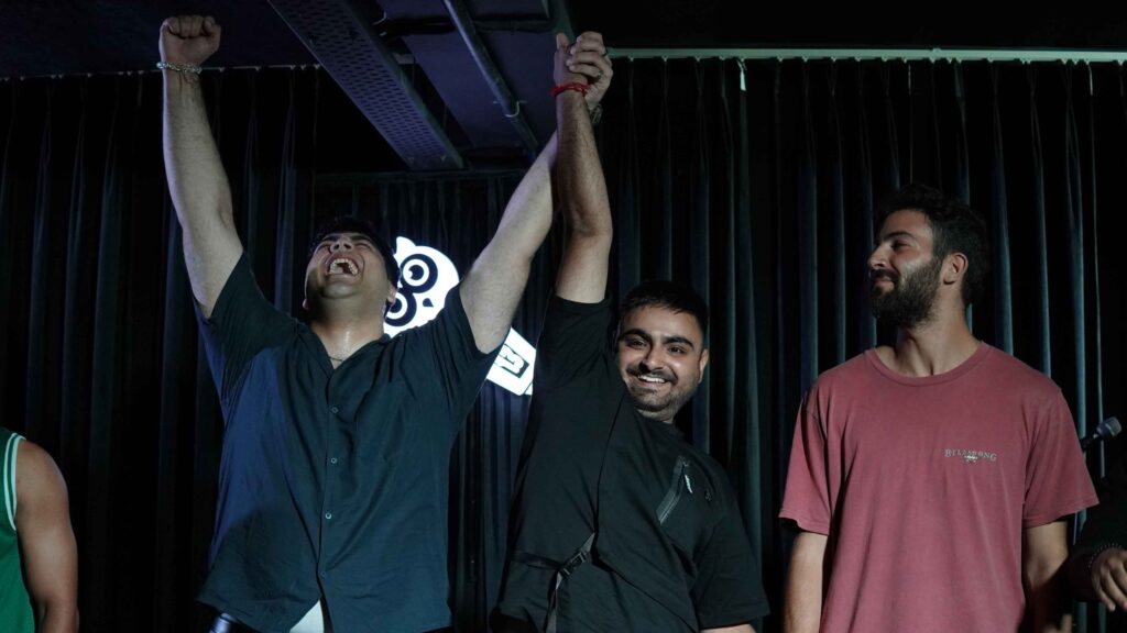 PVRTH wins the Delhi Beatbox Championship 2025 against Gelber. 